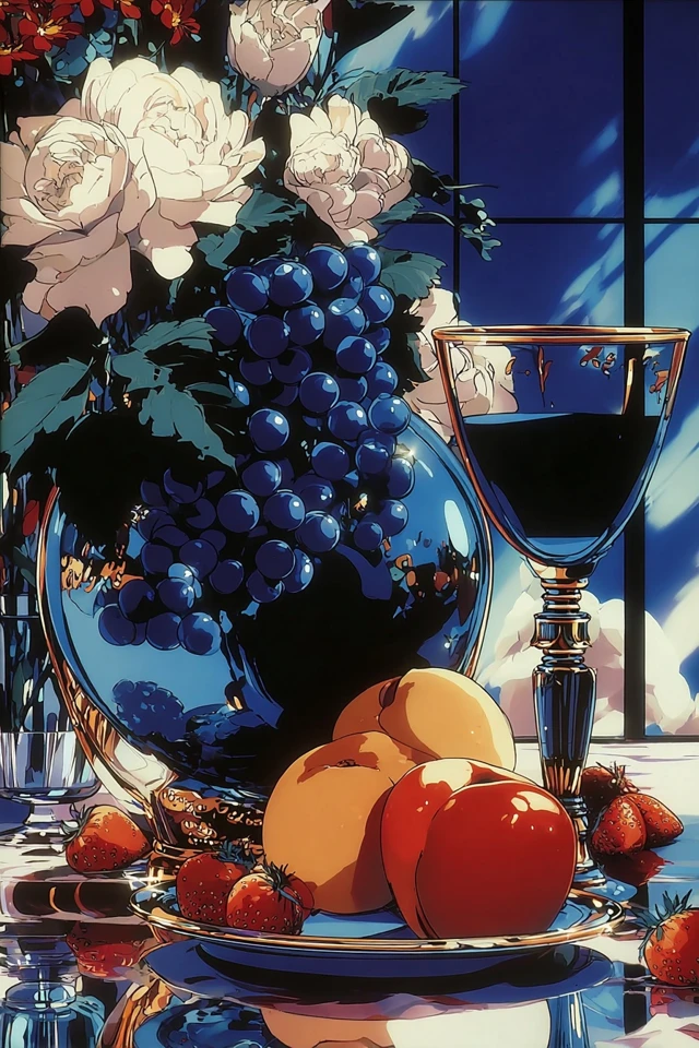 Retro Anime Elegance - Image 3
