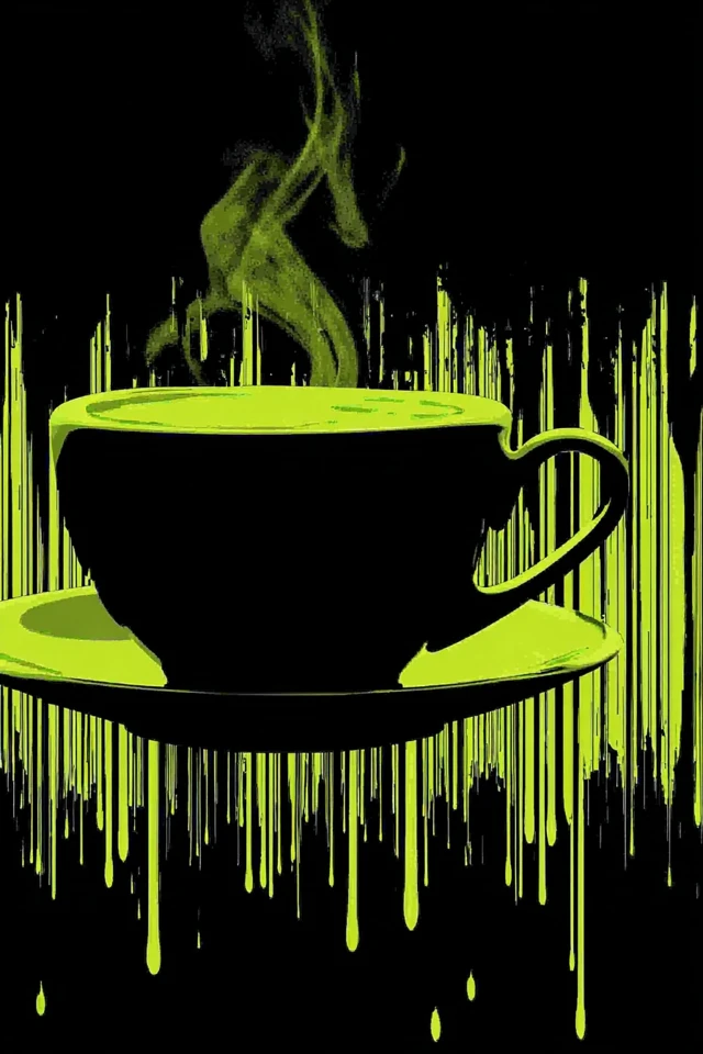 Neon Green Surrealist Mood Board - Image 4