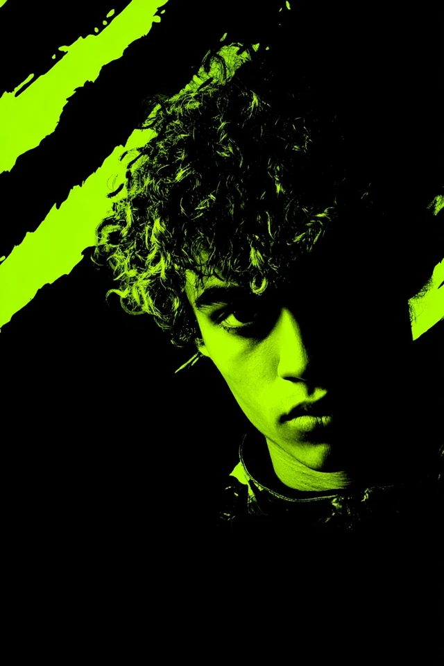 Neon Green Surrealist Mood Board - Image 1