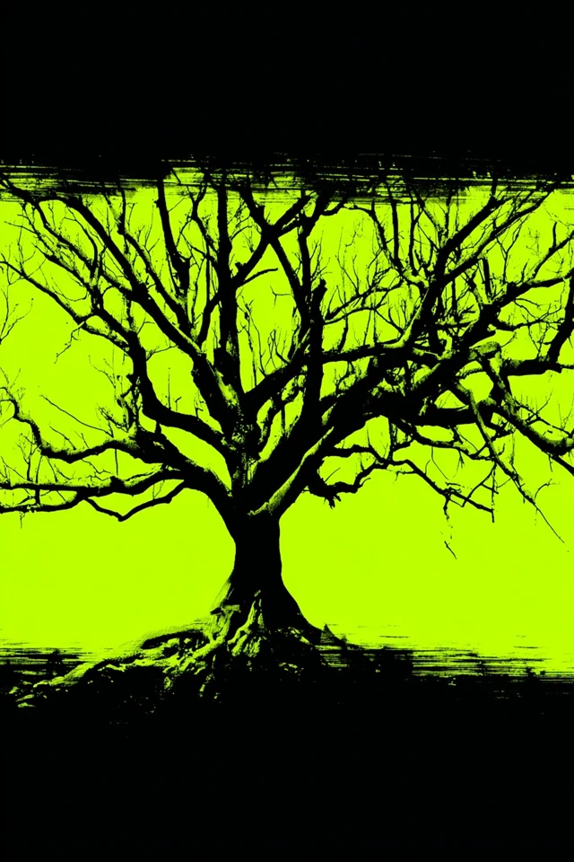 Neon Green Surrealist Mood Board - Image 5