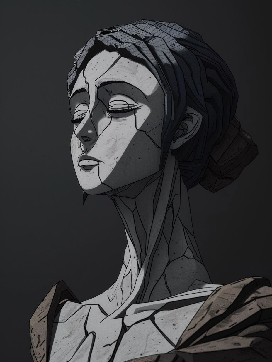 Melancholic Portraits in Shadow - Image 2
