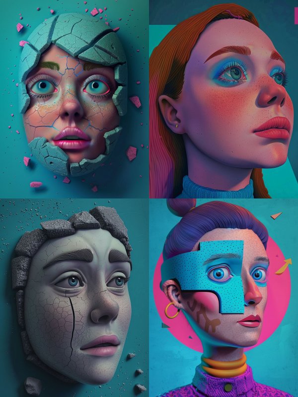 Surrealist Visions of the Human Face
