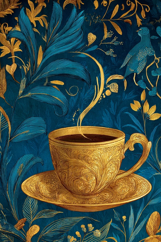 Azure Gilded Elegance - Image 4