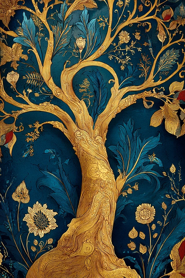 Azure Gilded Elegance - Image 5