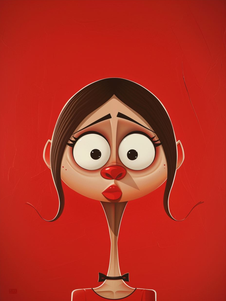 Stylized Female Portraits in Four Artistic Styles - Image 4