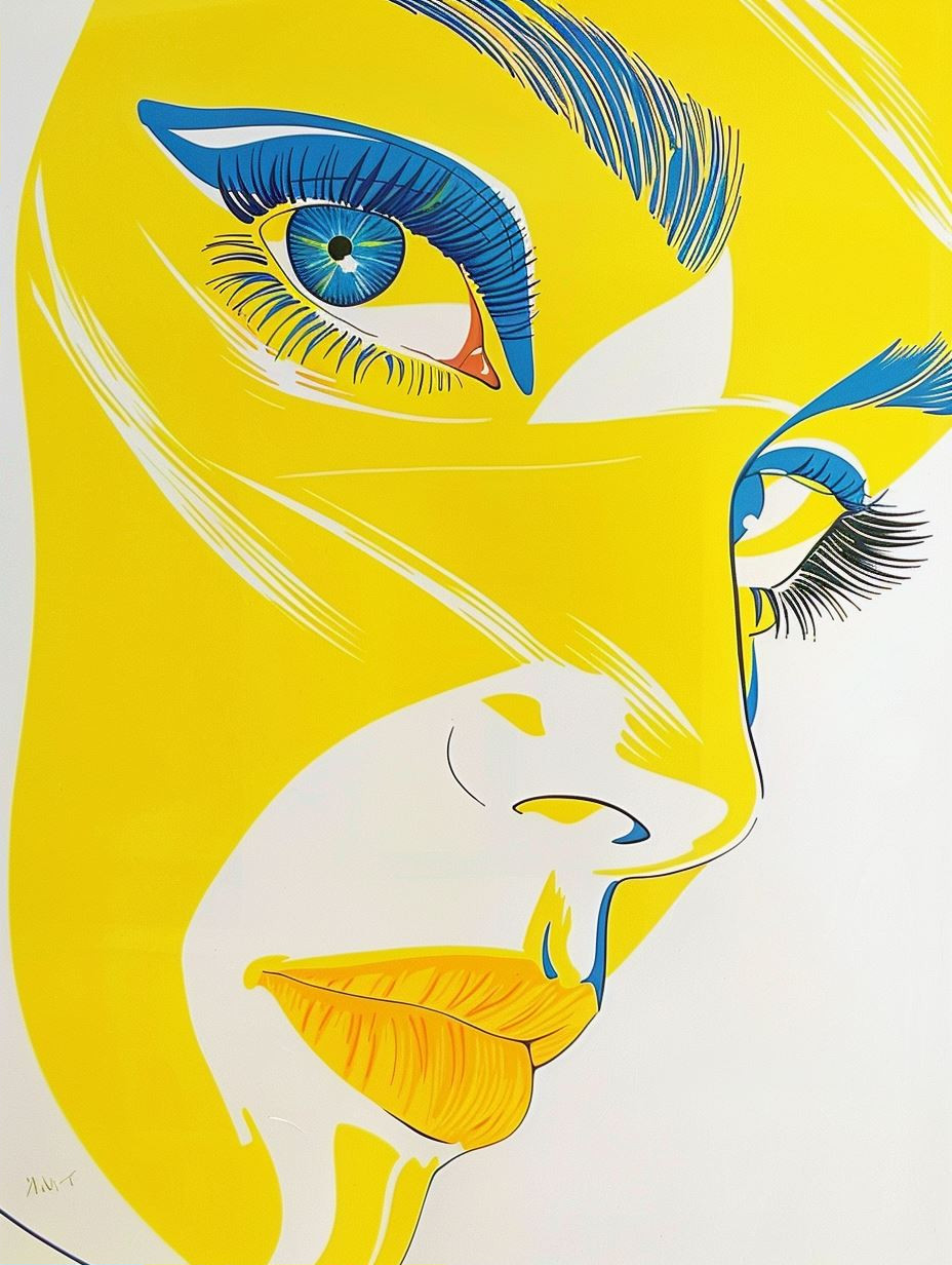 Electric Pop Art Portrait - Image 2