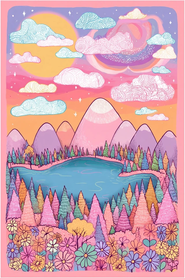 Pastel Dreamscape Fantasy - Image 2