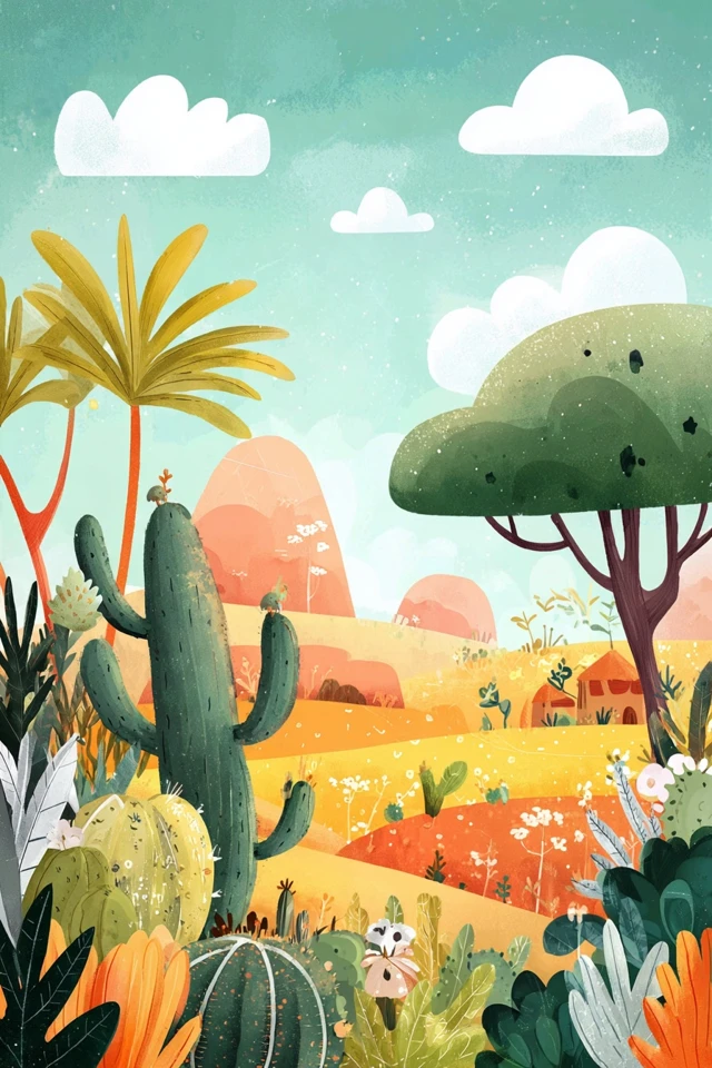 Desert Bloom Portrait - Image 2