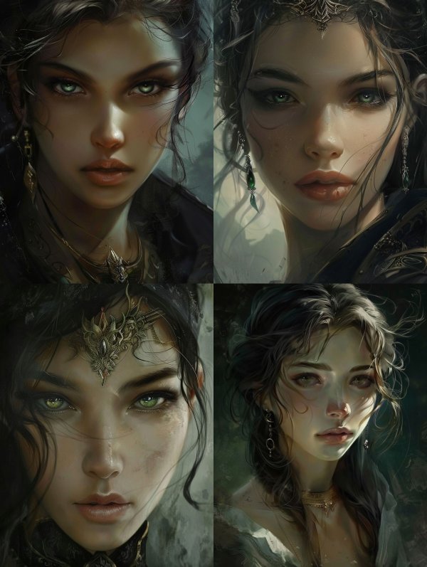 Mystic Ethereal Portrait Series