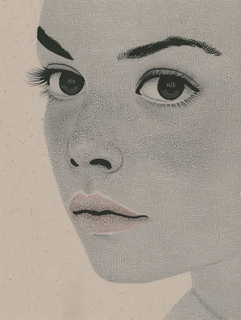 Fragmented Gazes in Monochrome - Image 1