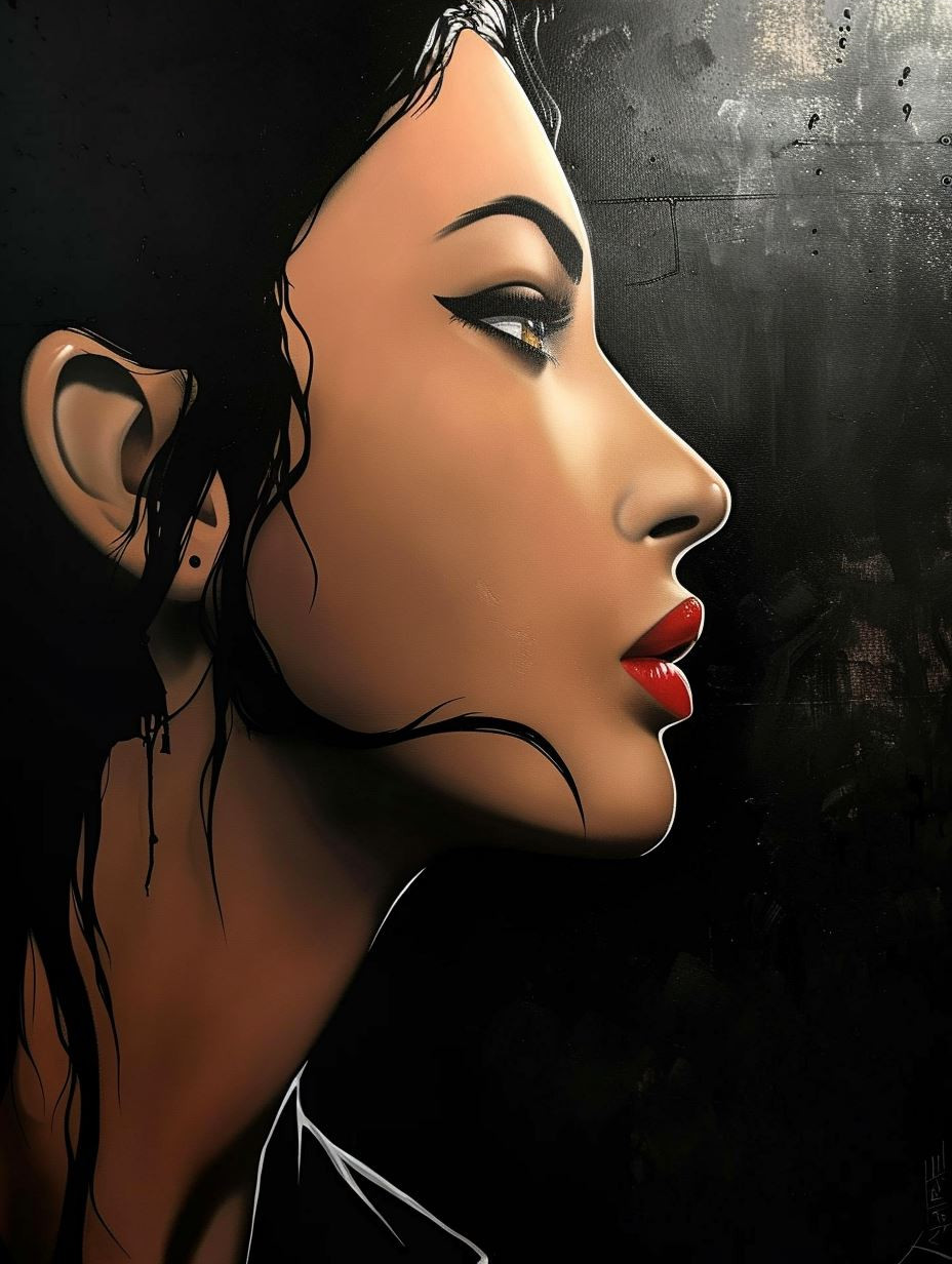 Mystic Gazes: A Study in Digital Beauty - Image 3