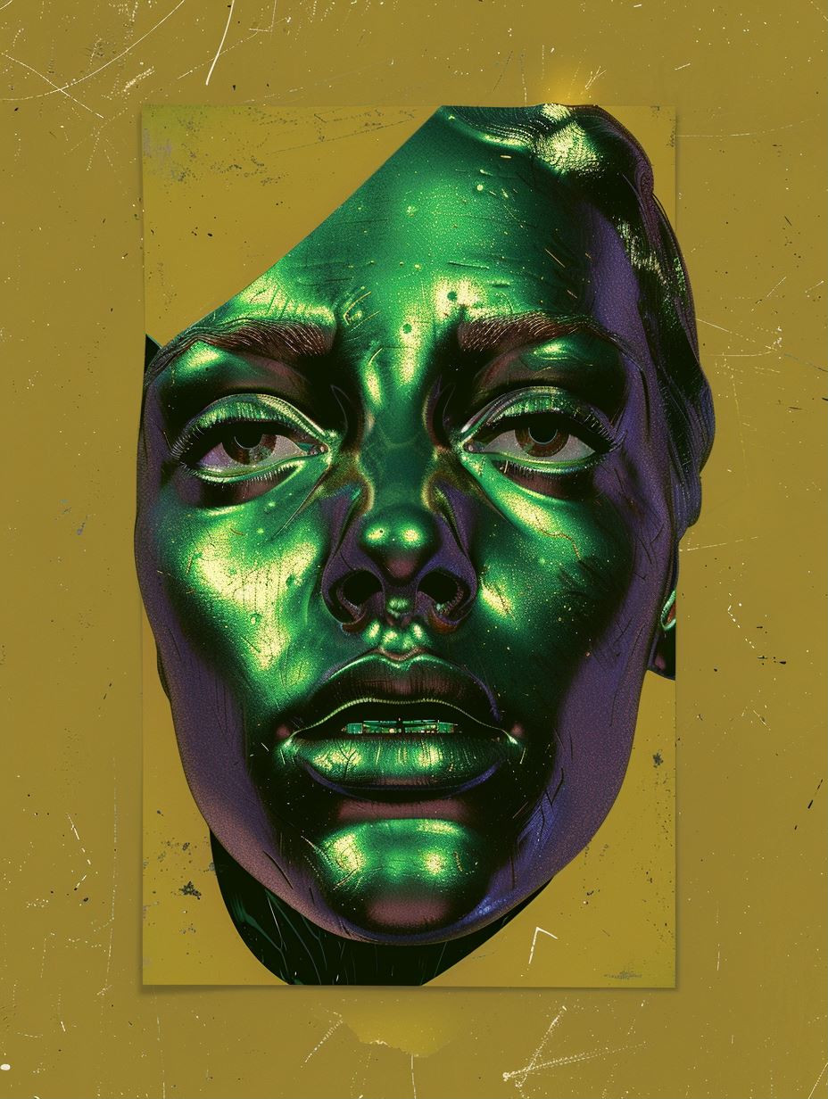 Iridescent Neon Portrait Studies - Image 1