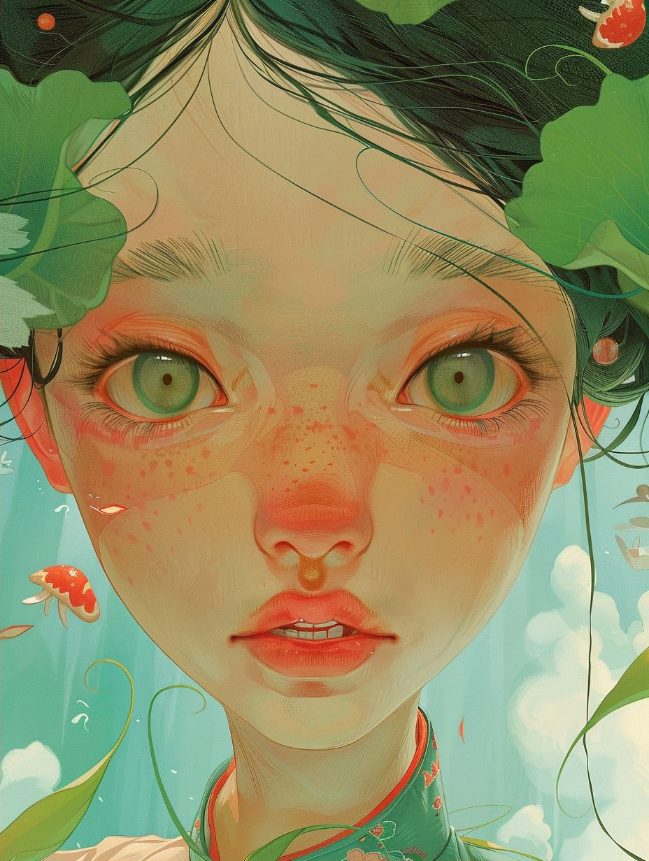 Nature's Whisper: Ethereal Portraits - Image 2