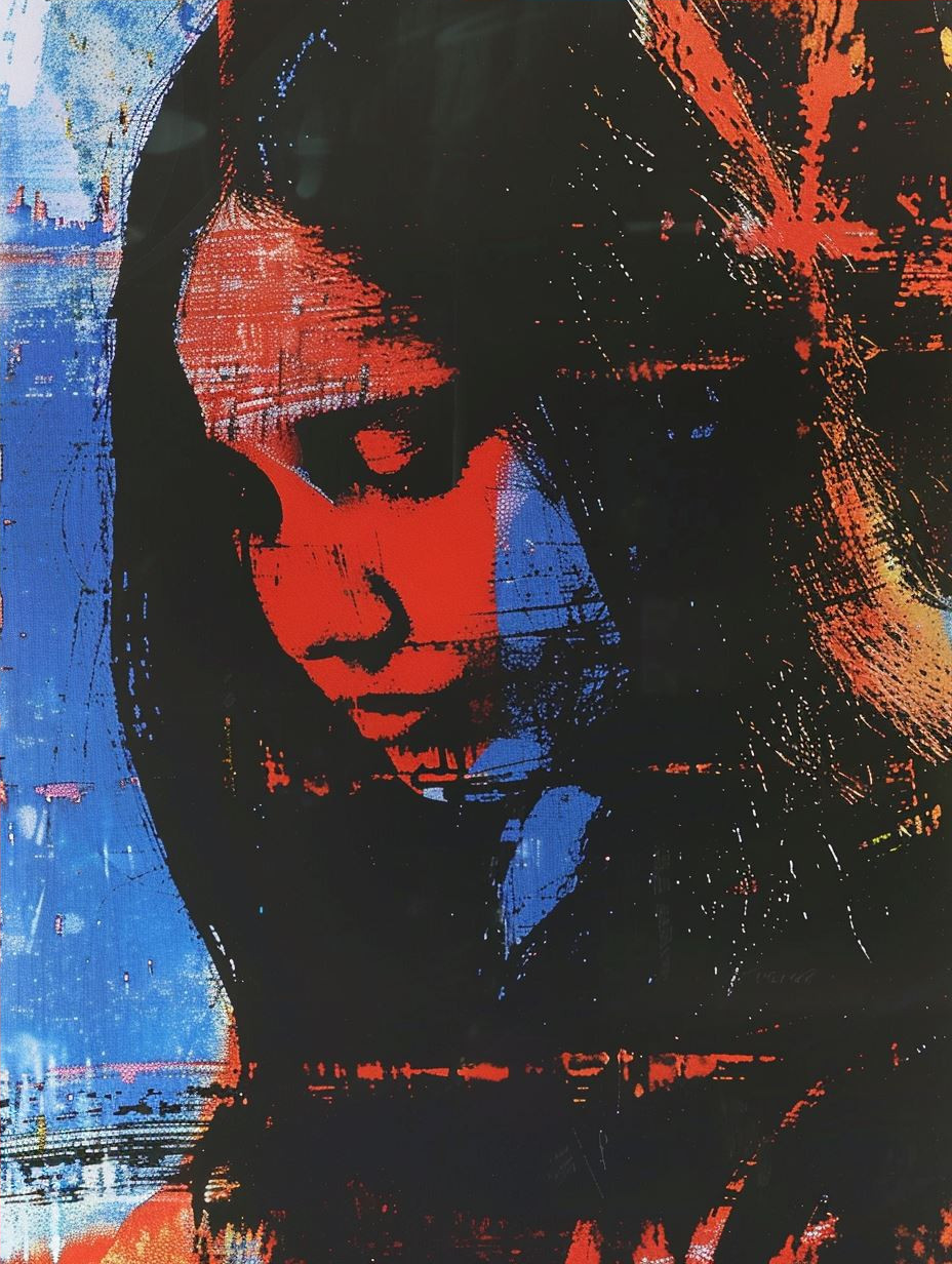Electric Contrast Pop Portrait - Image 4