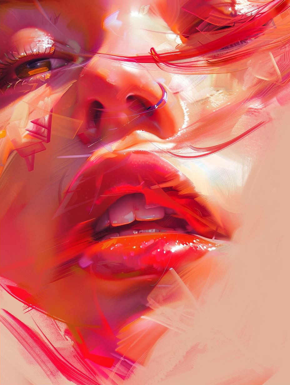 Vibrant Fragments of a Digital Muse - Image 2