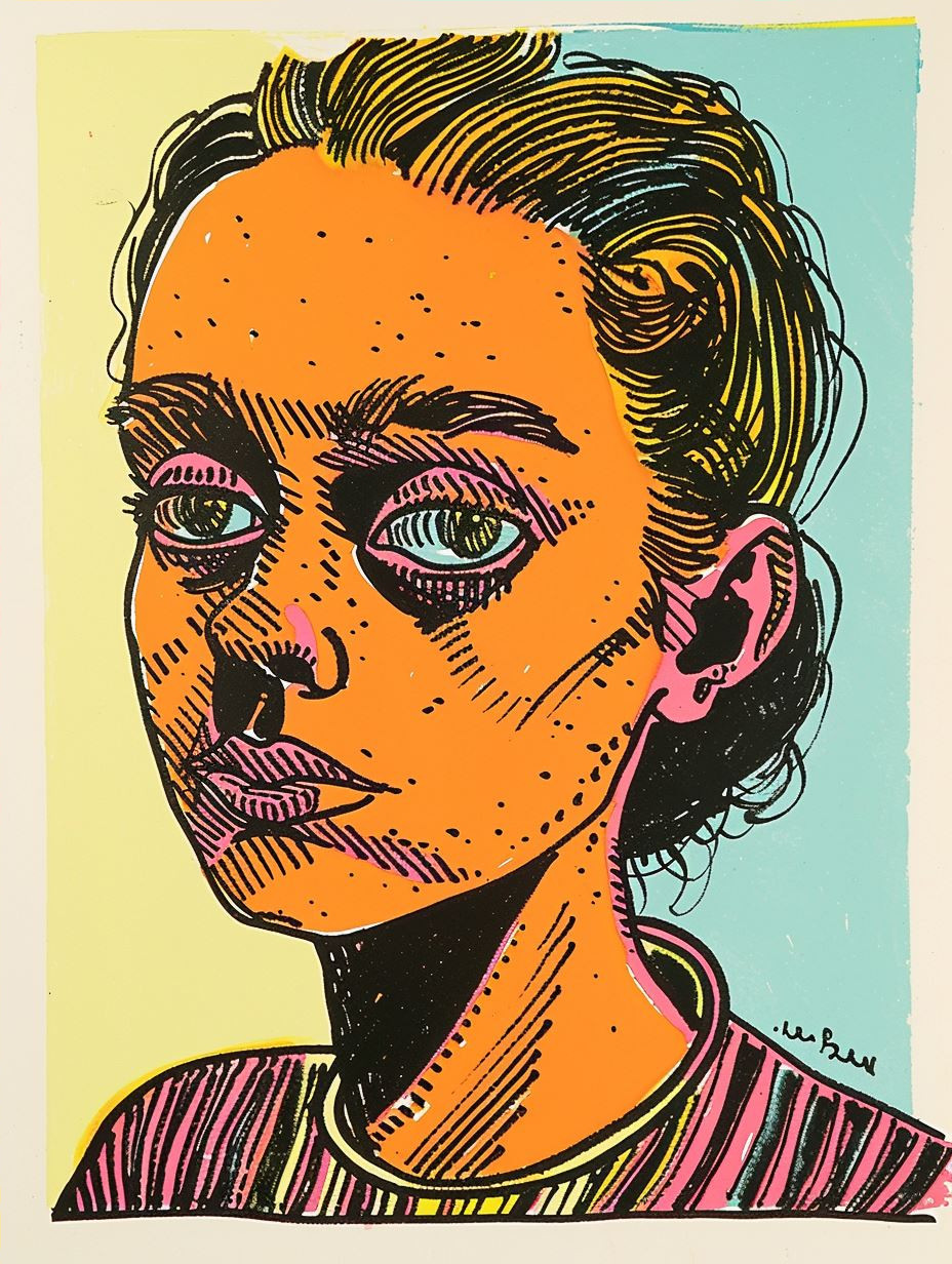 Eclectic Modernist Portrait Collage - Image 4