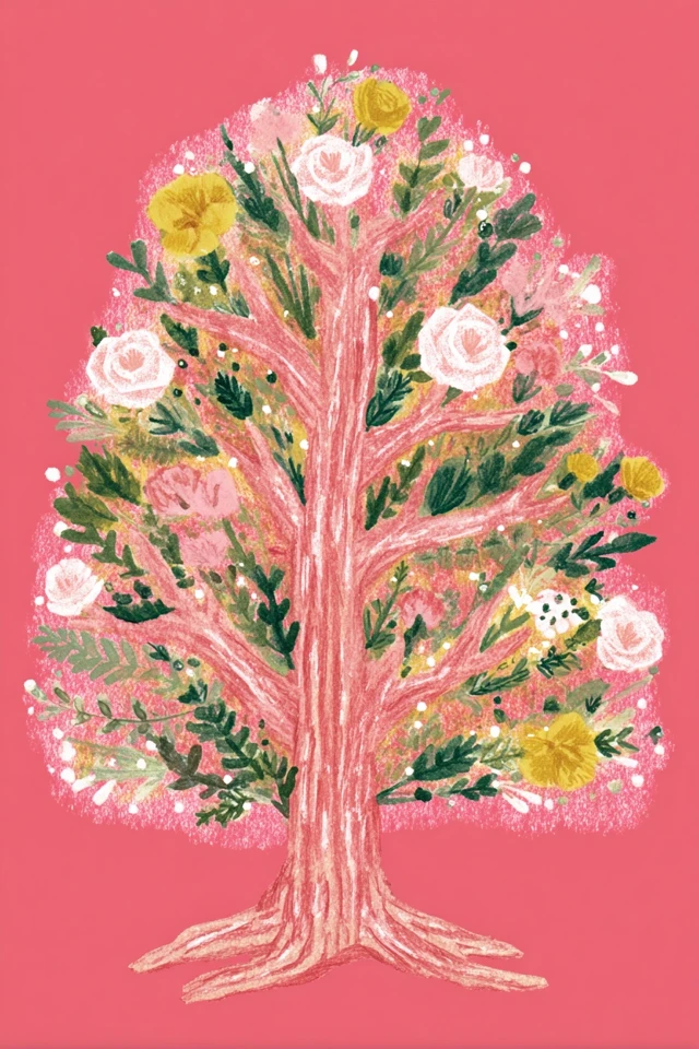 Rosy Pastel Portrait - Image 5
