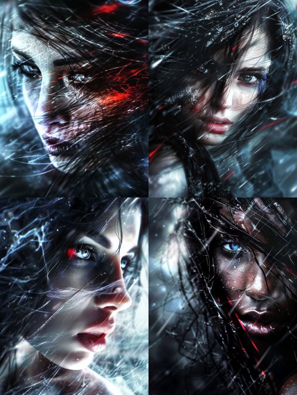 Dark Ethereal Cinematic Portraits