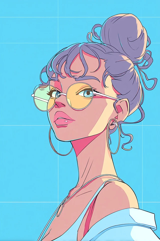 Pastel Dreams: A Lo-Fi Visual Journey - Image 1