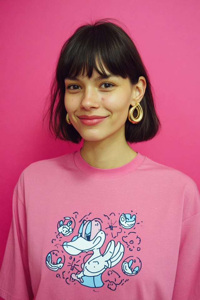 Bubblegum Pop Portrait
