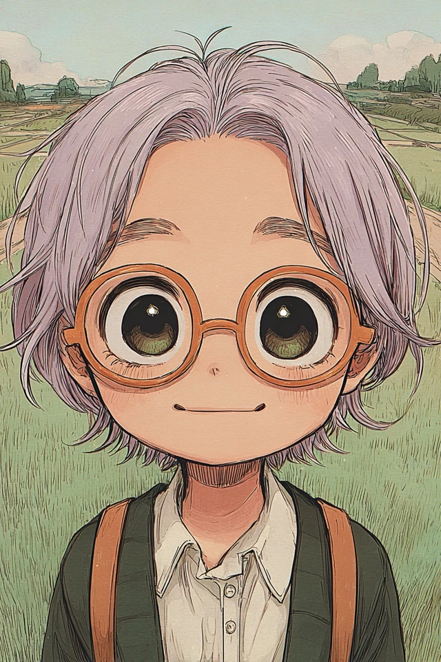Whimsical Pastel Scholar - Image 1
