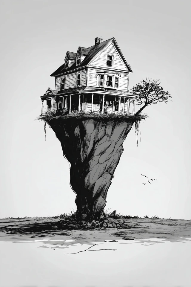 Surrealist Portraits and Landscapes Collage - Image 6