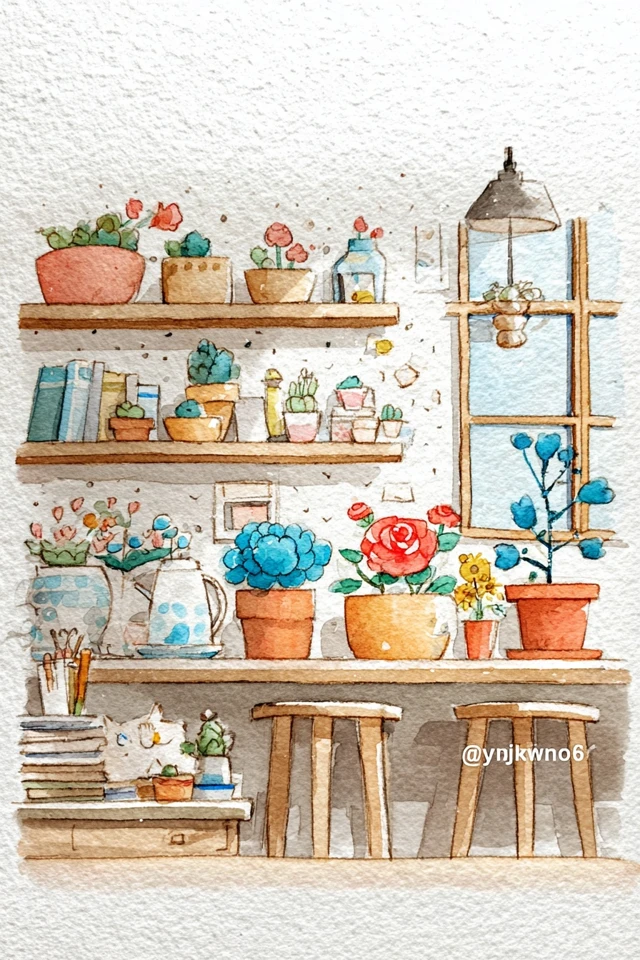 Soft Watercolor Portrait - Image 3