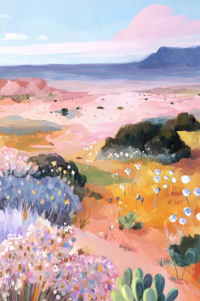 Pastel Dreams and Floral Whispers - Image 2