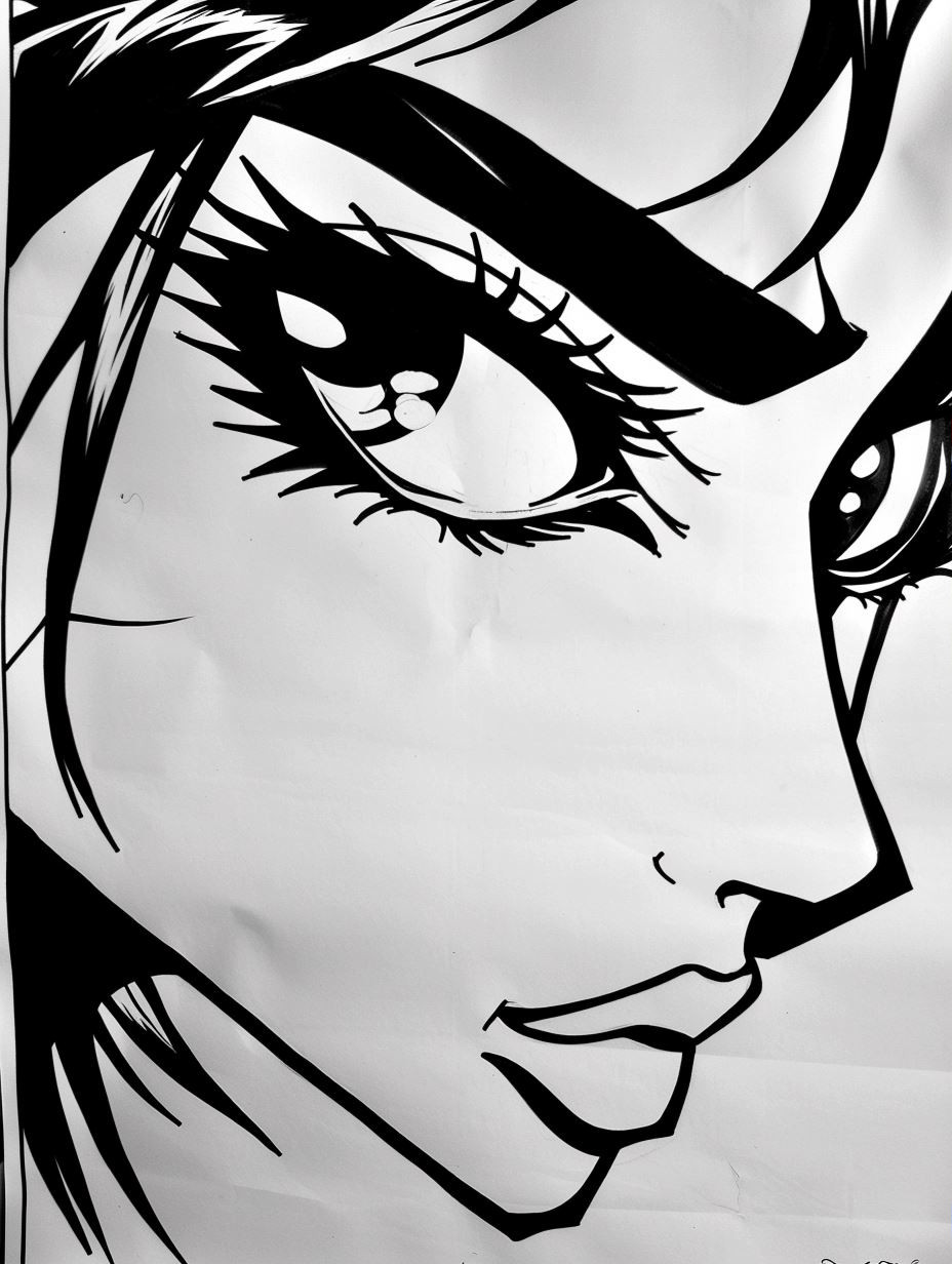 Dual Tone Noir Portrait - Image 3