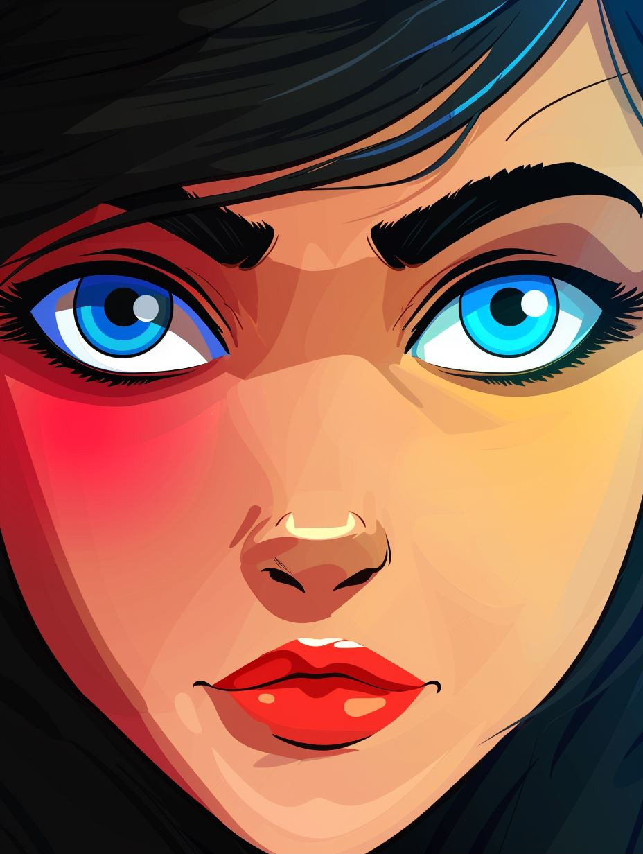 Emotional Portraits in Digital Art - Image 1