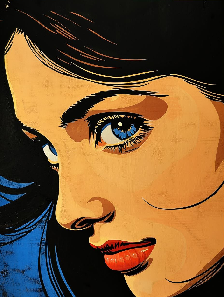 Bold Vector Portrait Study - Image 3
