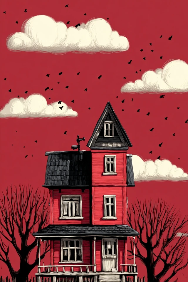 Crimson Surrealist Vision - Image 6
