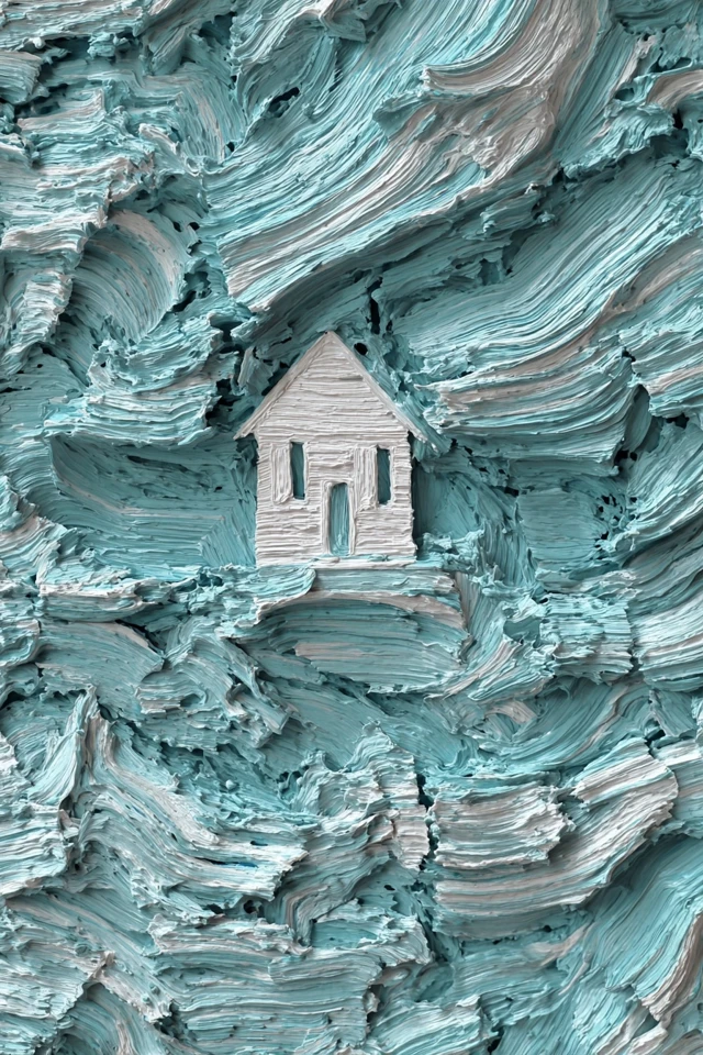 Azure Impasto Visage - Image 6