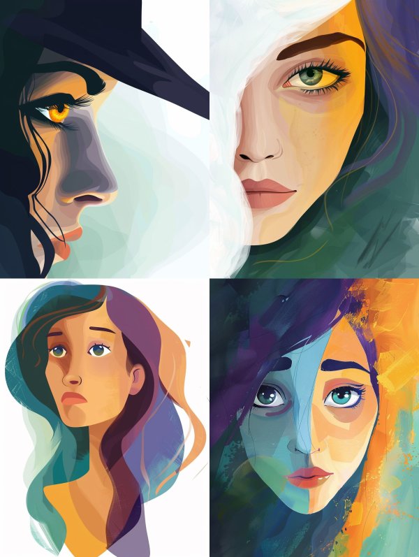 Four Faces of Ethereal Emotion