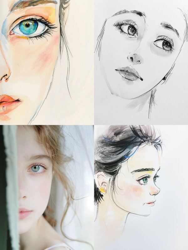 Artistic Visions of Feminine Beauty