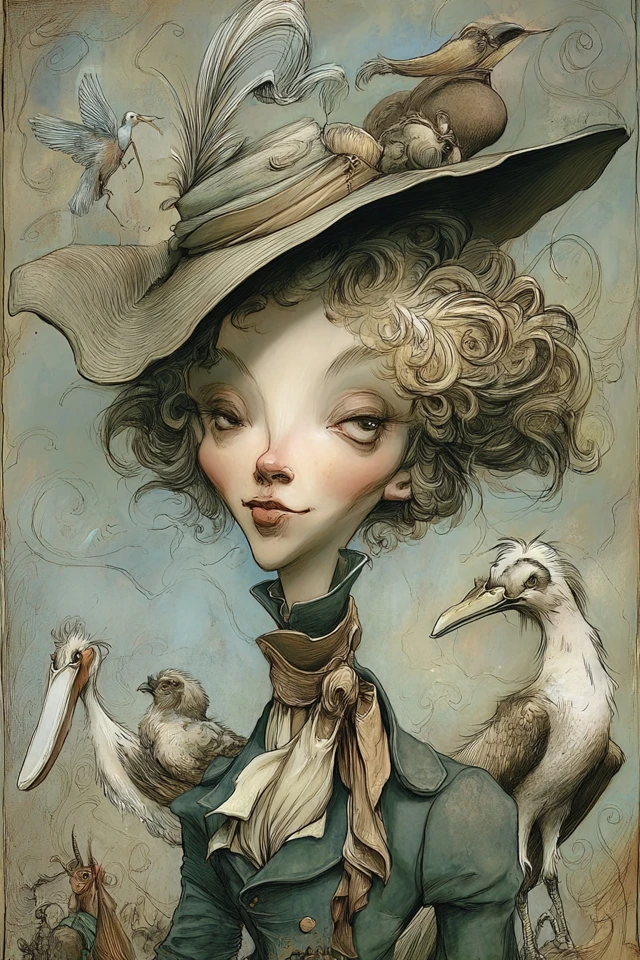 Avian Elegance Whimsy - Image 1
