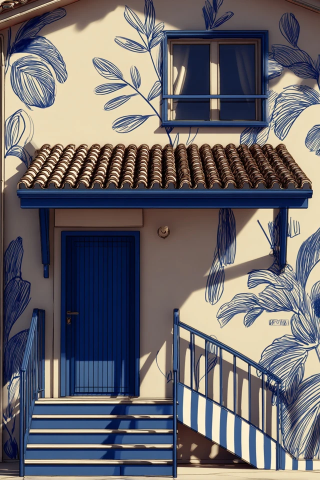 Azure Shadow Portrait - Image 6