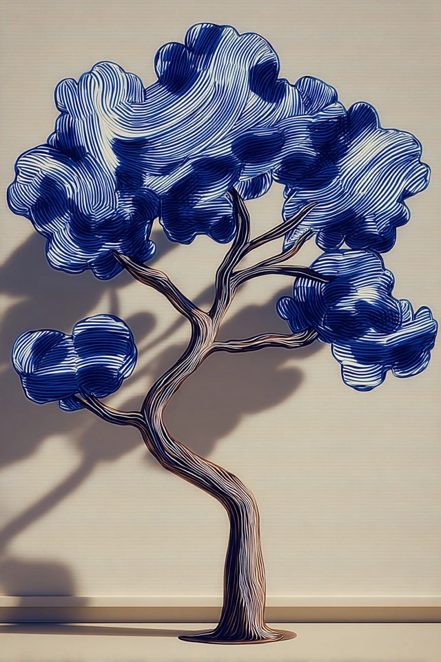 Azure Shadow Portrait - Image 5