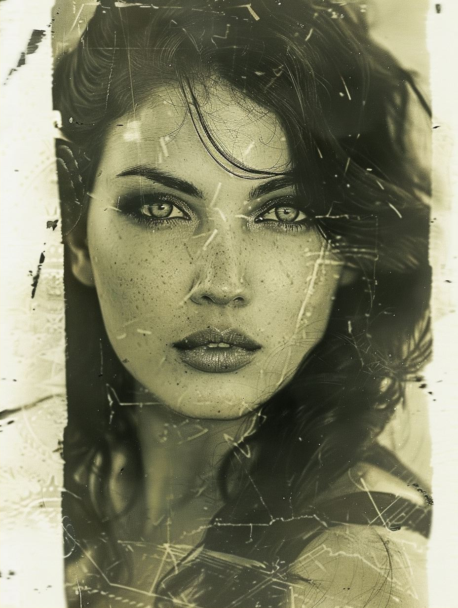 Vintage Distressed Portrait - Image 2