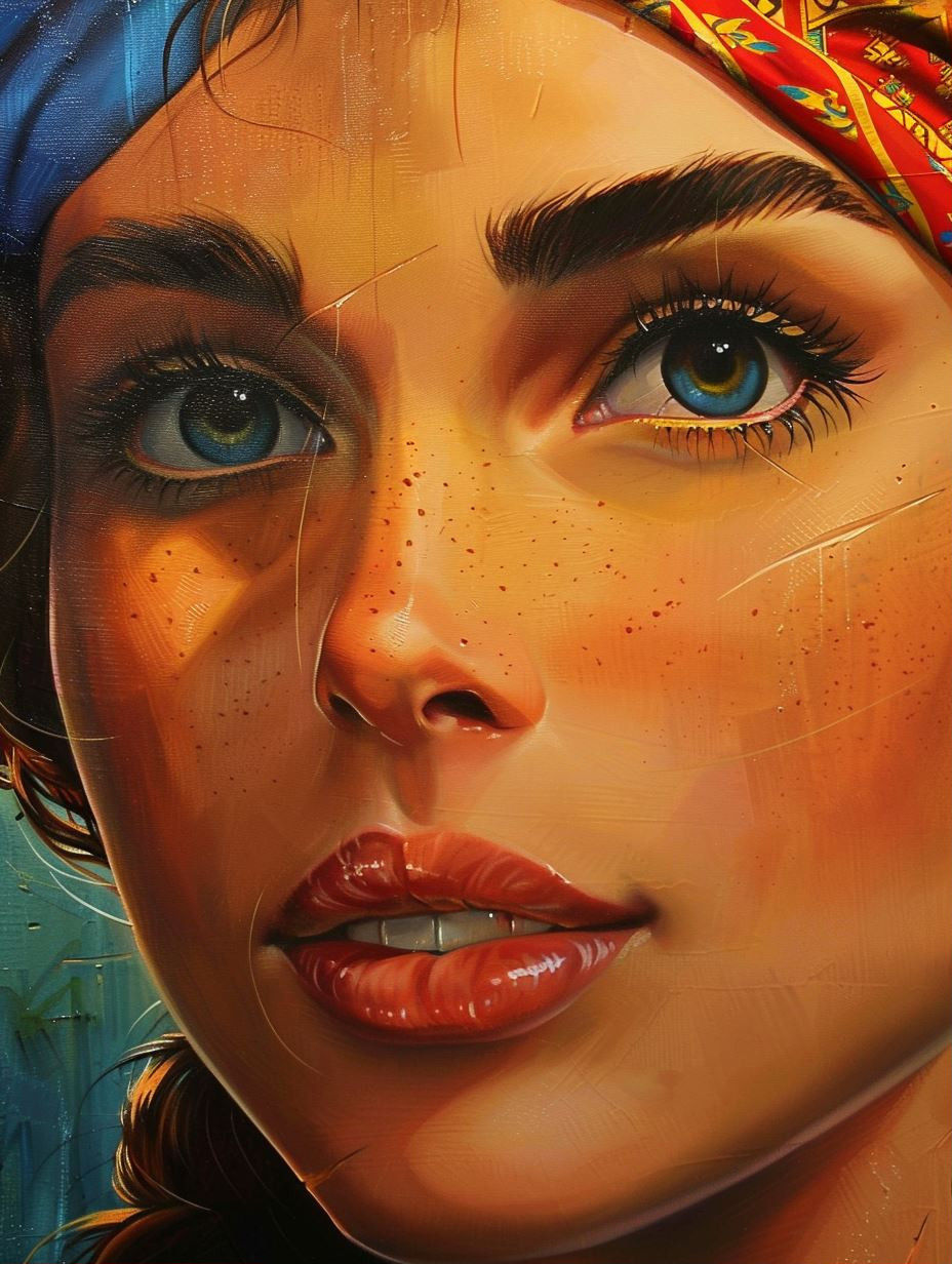 Sun-Kissed Bohemian Portrait Study
