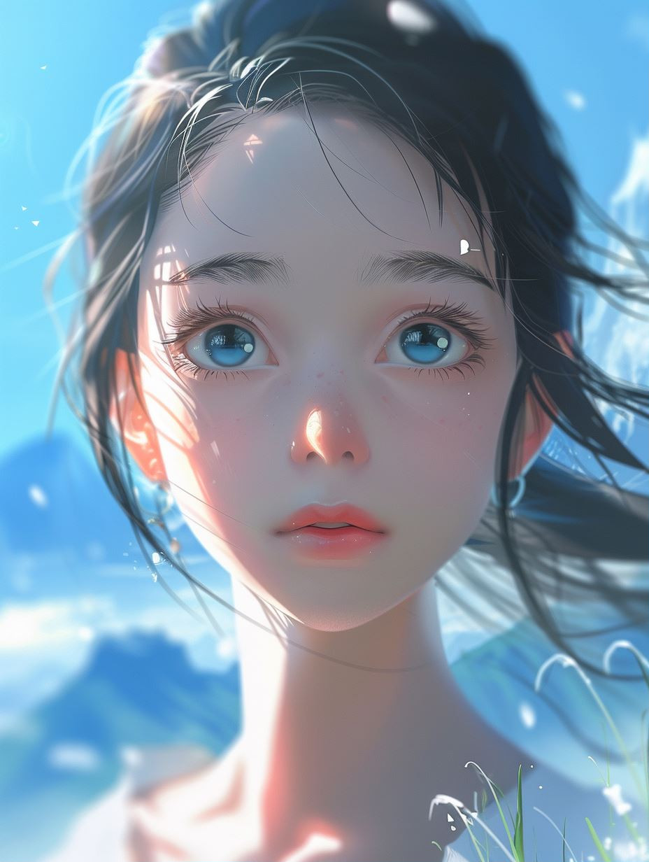 Ethereal Gaze of Watery Dreams - Image 1