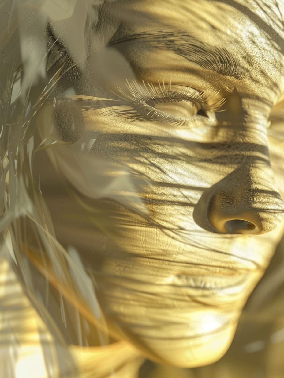 Fragmented Echoes of Golden Light - Image 1