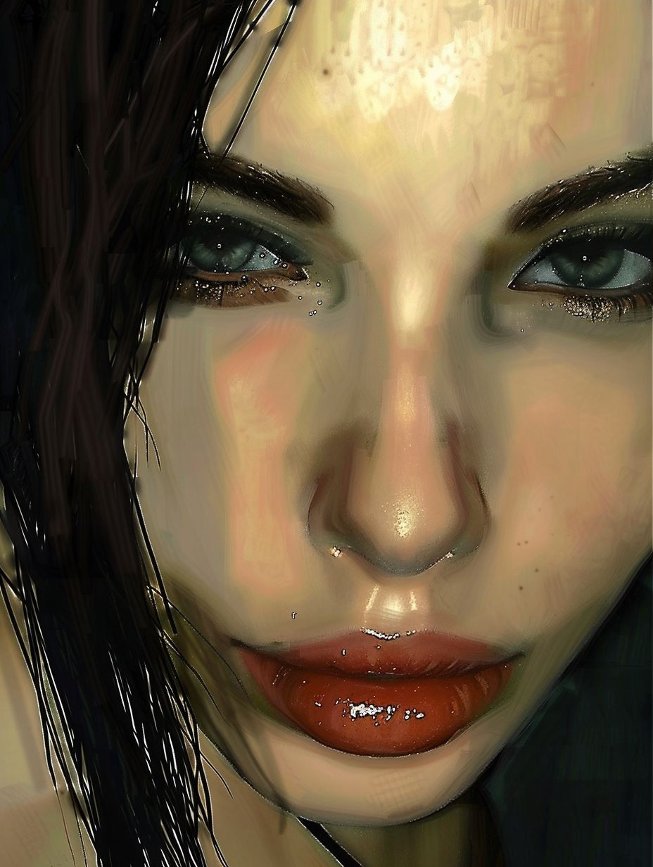 Moody Digital Oil Portraiture - Image 3