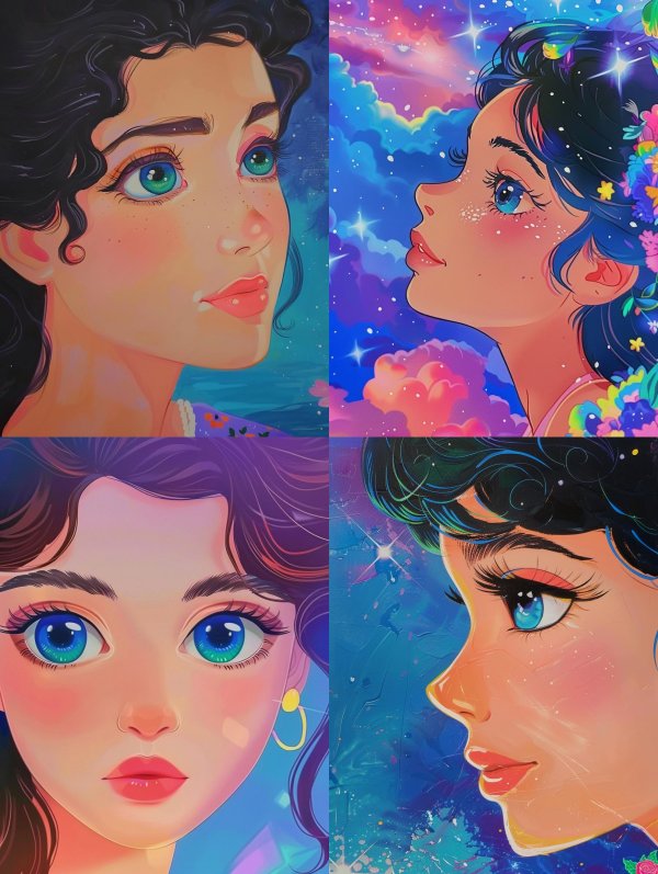 Celestial Dreams: Ethereal Digital Portraits