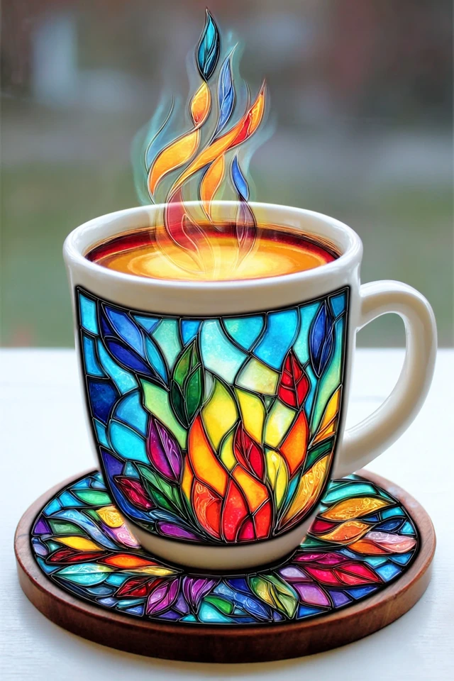 Vibrant Stained Glass Art Collection - Image 4