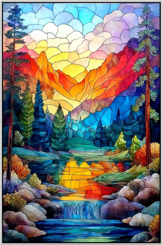Vibrant Stained Glass Art Collection - Image 2