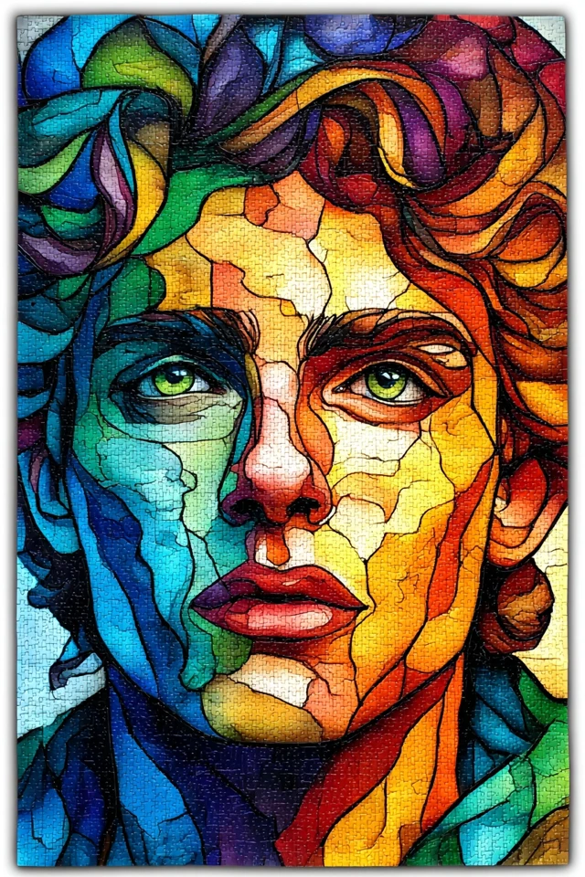 Vibrant Stained Glass Art Collection - Image 1