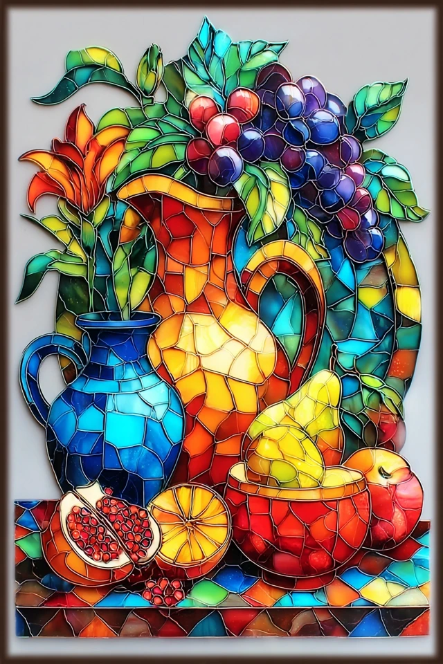Vibrant Stained Glass Art Collection - Image 3