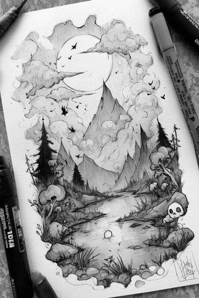 Gothic Ink Dream - Image 2