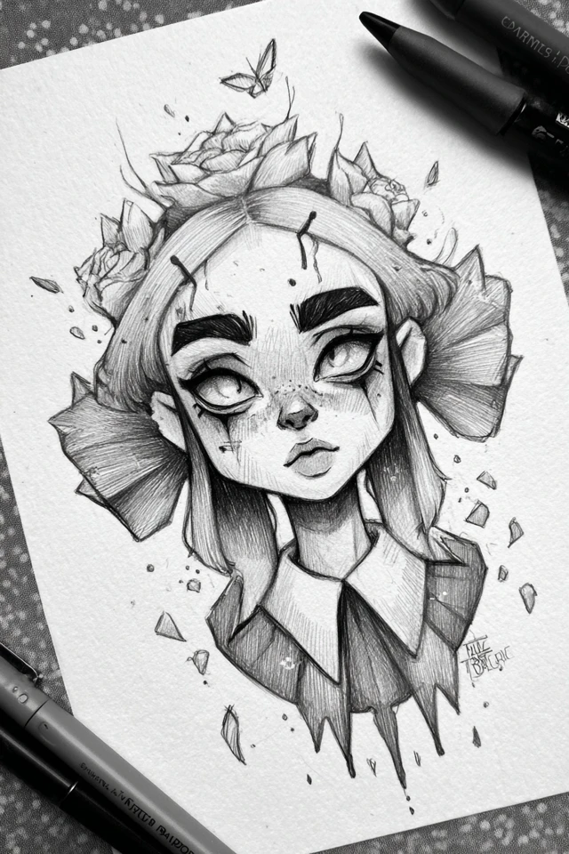Gothic Ink Dream - Image 1